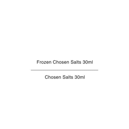 Frozen Chosen Nic Salts 30ml NZ
