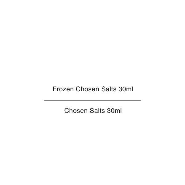 Frozen Chosen Nic Salts 30ml NZ
