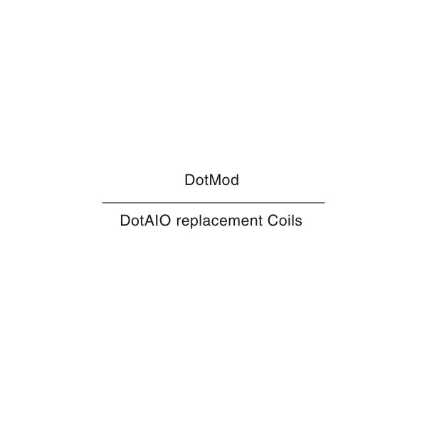 DotMod DotAIO replacement Coils NZ