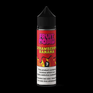 Fruit Bomb Strawberry Banana 60ml Vape Juice NZ 