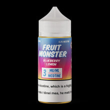 Load image into Gallery viewer, Fruit Monster Vape Juice 100ml Blueberry Lemon NZ