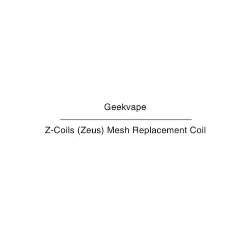 Geekvape Z Coils (Zeus) NZ