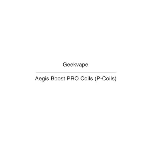 Geekvape Aegis Boos tPRO Coils P-Coils NZ