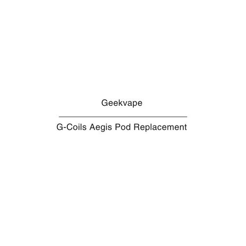 Geekvape G-Coils Aegis Pod Replacement NZ