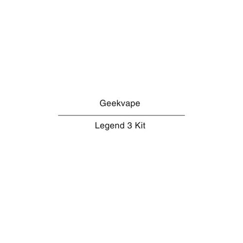 Geekvape Legend 3 Kit NZ