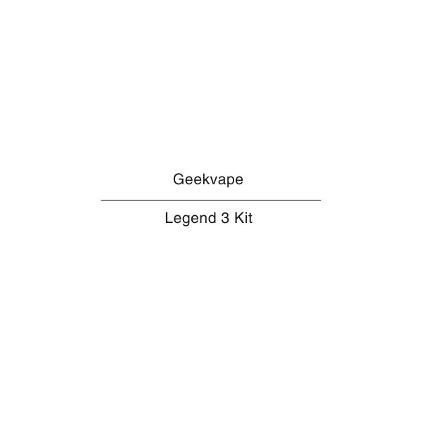 Geekvape Legend 3 Kit NZ