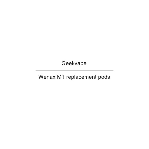 Geekvape Wenax M1 replacement pods – At Vape Ltd