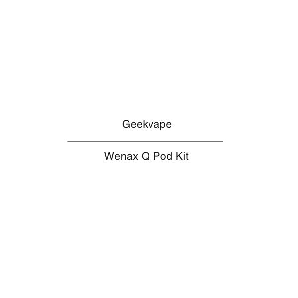 Geekvape Wenax Q Pod Kit NZ