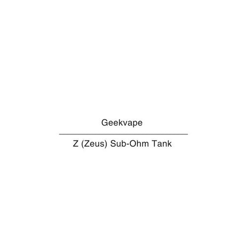 Geekvape Z Zeus Sub-Ohm Tank NZ