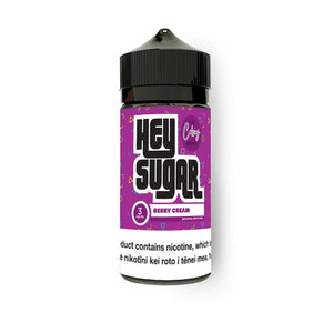 Hey Sugar Vape Juice 100ml Berry Cream NZ