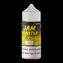 Load image into Gallery viewer, Jam Monster Lemon Vape Juice 100ml NZ