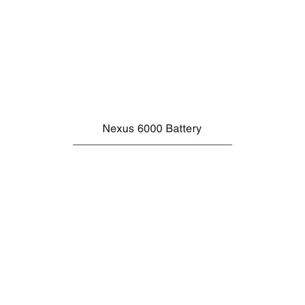 Nexus 6000 Battery NZ