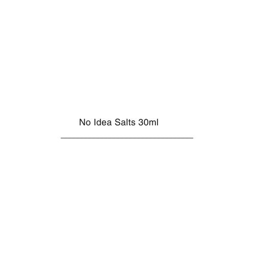 No Idea Nic Salts 30ml NZ