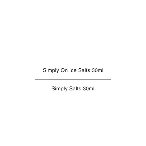 Simply on Ice Nic Salts 30ml NZ