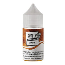 Load image into Gallery viewer, Simply Caramel Tobacco (Gold Tobacco) Nic Salt Vape Juice 30ml NZ