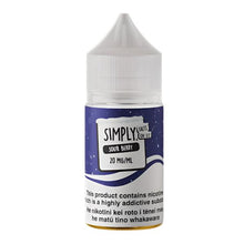 Load image into Gallery viewer, Simply on Ice Sour Berry (Blackcurrant) Nic Salt Vape Juice 30ml NZ