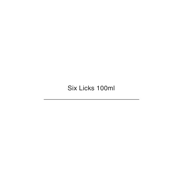 Six Licks 100ml NZ