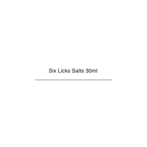 Six Licks Nic Salts 30ml