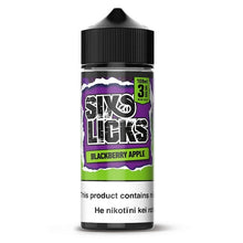 Load image into Gallery viewer, Six Licks Blackberry Apple (Liquid Gold) Vape Juice 100ml NZ