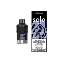 Load image into Gallery viewer, Solo Max Blackberry Mint, 7000 puff disposable pre-filled Vape Pod NZ