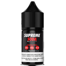 Load image into Gallery viewer, Supreme Soda Cinnamon Vanilla (Cola) Nic Salt Vape Juice, NZ