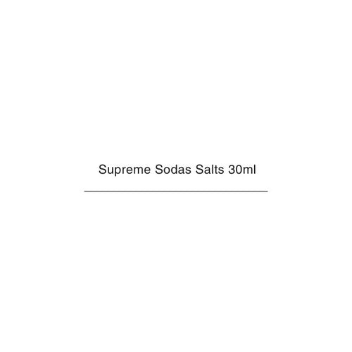 Supreme Sodas Nic Salts 30ml NZ