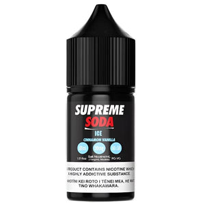 Supreme Soda Ice Cinnamon Vanilla (Cola) Nic Salt Vape Juice, NZ