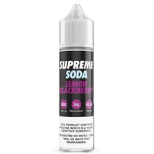 Load image into Gallery viewer, Supreme Sodas Lemon Blackberry Vape Juice, NZ