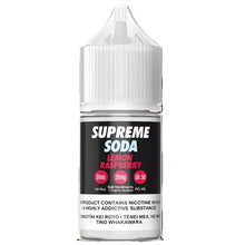 Load image into Gallery viewer, Supreme Soda Lemon Raspberry Nic Salt Vape Juice, NZ