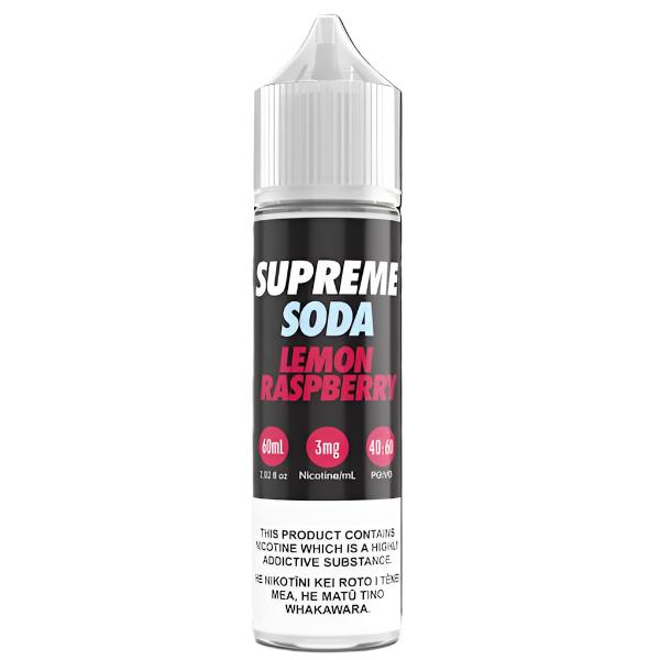 Supreme Sodas Lemon Raspberry Vape Juice, NZ