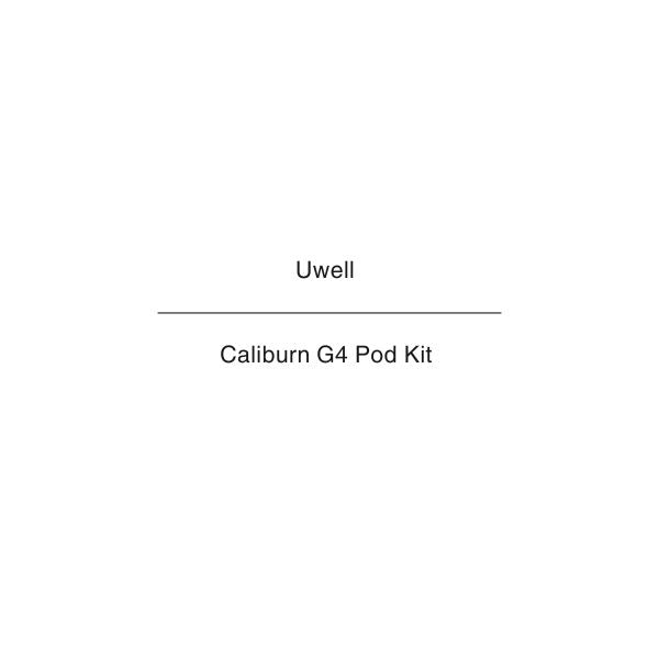 Uwell Caliburn G4 Kit