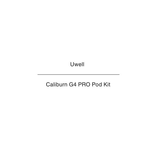Uwell Caliburn G4 Pro Pod Kit