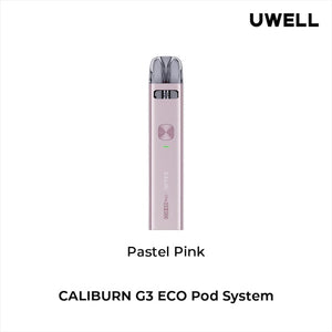 Uwell Caliburn G3 eco Pastel Pink Pod Vape Kit, NZ