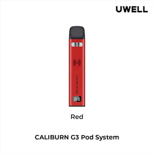 Uwell Caliburn G3 Red Pod Vape Kit, NZ