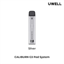 Load image into Gallery viewer, Uwell Caliburn G3 Silver Pod Vape Kit, NZ