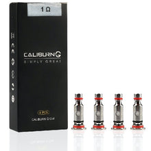 Load image into Gallery viewer, Uwell Caliburn G, Caliburn Koko Prime, Caliburn G2, Caliburn Koko GK2, Caliburn X. Pod Vape 1.0ohm Replacement Coils 4pack, NZ