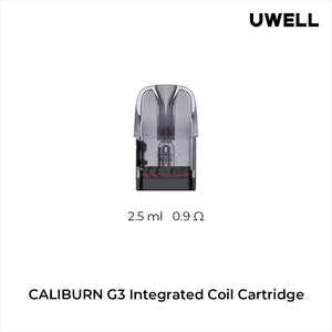 Uwell Caliburn G3, Koko GK3 Pod Vape Replacement Pods, 0.9ohm, NZ