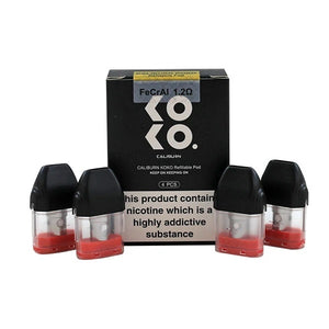 Uwell Original Caliburn, Caliburn Koko pod vape replacement pods, 1.0ohm 4 pack (Red)  NZ