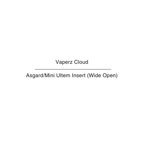 Vaperz Cloud Asgard Asgard Mini Ultem Insert Wide Open NZ