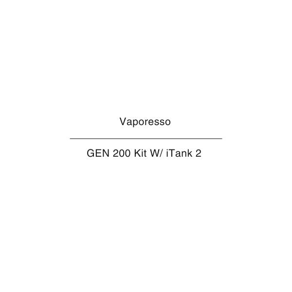 Vaporesso GEN200 Kit iTank2 NZ