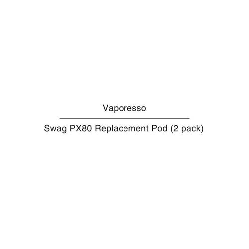 Vaporesso Swag PX80 Replacement Pod 2 pack NZ
