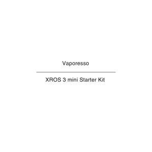 Vaporesso XROS 3 Mini Starter Kit At Vape Ltd Vaporesso XROS 3 Mini Starter Kit At Vape Ltd