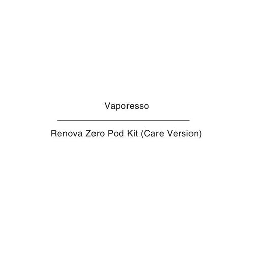Vaporesso Zero Pod Kit Care Version NZ