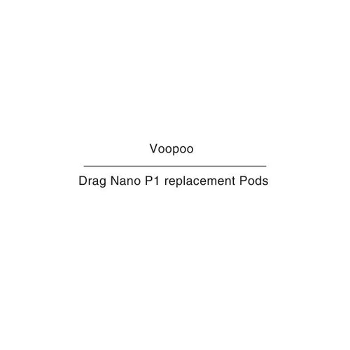 Voopoo Drag Nano P1 replacement Pods NZ