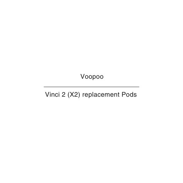 Voopoo Vinci 2 (X2) replacement Pods  At Vape Ltd