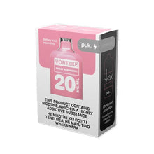 Load image into Gallery viewer, Vorteke Puk Sweet Raspberry 20mg Disposable Nic Salt Pod Vape Device, NZ