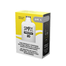 Load image into Gallery viewer, Vorteke Puk Simply Pineapple 20mg Disposable Nic Salt Pod Vape Device, NZ