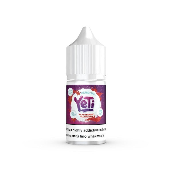 Yeti Blackberry Blueberry (Dark Fruits) Nic Salt Vape Juice, NZ